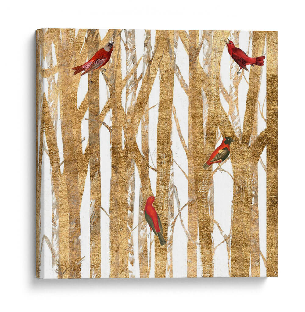 Red Bird Christmas Ii - Studio W | Cuadro decorativo de Canvas Lab