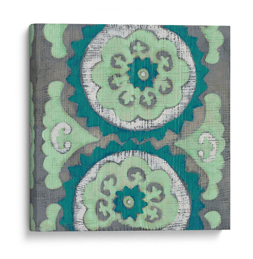 Tapestry Teal Iii - Chariklia Zarris | Cuadro decorativo de Canvas Lab