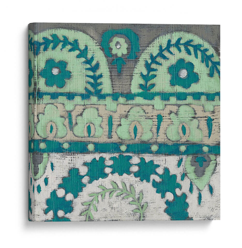 Tapestry Teal Iv - Chariklia Zarris | Cuadro decorativo de Canvas Lab