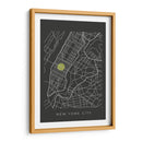 NYC map - Grau Project | Cuadro decorativo de Canvas Lab