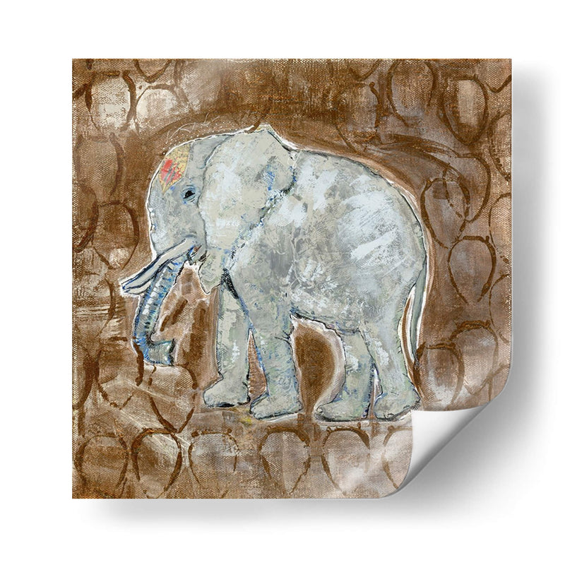 Elefante Global Ii - Tara Daavettila | Cuadro decorativo de Canvas Lab