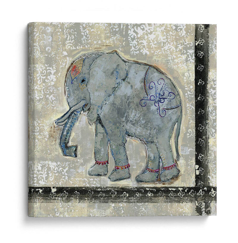 Elefante Global V - Tara Daavettila | Cuadro decorativo de Canvas Lab