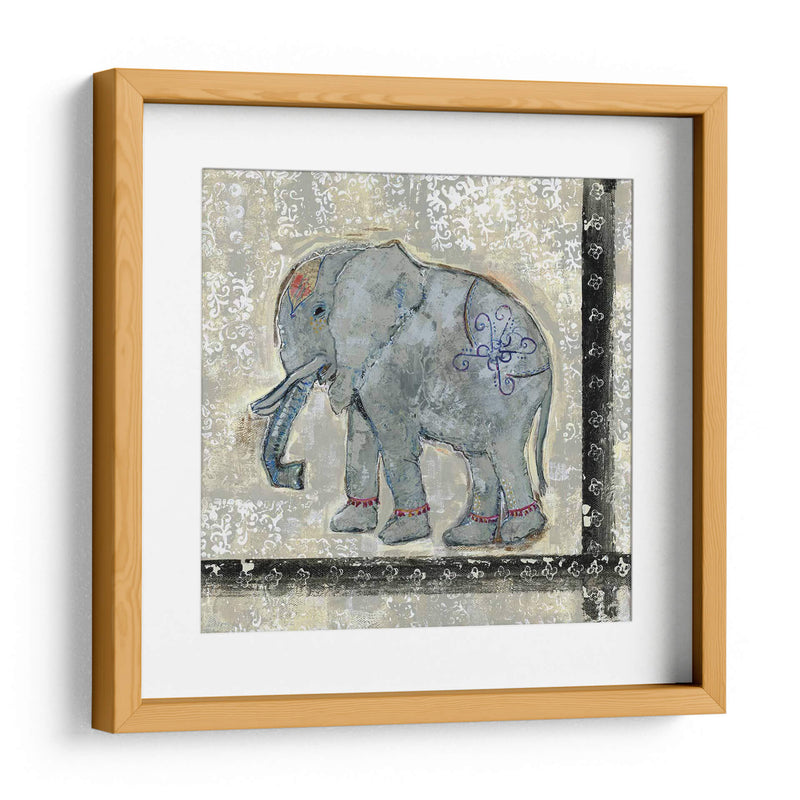 Elefante Global V - Tara Daavettila | Cuadro decorativo de Canvas Lab