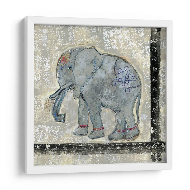 Elefante Global V - Tara Daavettila | Cuadro decorativo de Canvas Lab