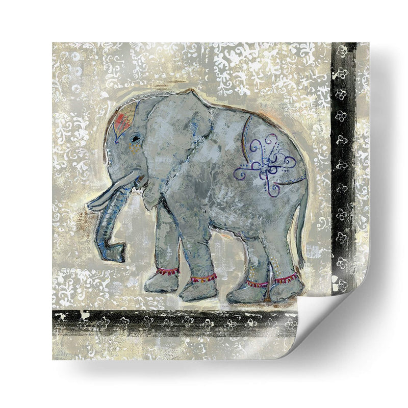 Elefante Global V - Tara Daavettila | Cuadro decorativo de Canvas Lab