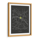 PARIS map - Grau Project | Cuadro decorativo de Canvas Lab
