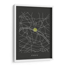 PARIS map - Grau Project | Cuadro decorativo de Canvas Lab