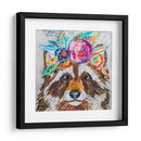 Mapache Floral - Elizabeth St. Hilaire | Cuadro decorativo de Canvas Lab