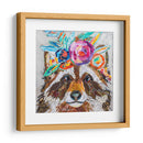 Mapache Floral - Elizabeth St. Hilaire | Cuadro decorativo de Canvas Lab