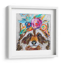 Mapache Floral - Elizabeth St. Hilaire | Cuadro decorativo de Canvas Lab