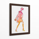 winter girl - Grau Project | Cuadro decorativo de Canvas Lab