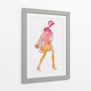 winter girl - Grau Project | Cuadro decorativo de Canvas Lab