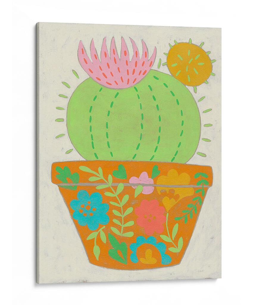 Feliz Cactus Iii - Chariklia Zarris | Cuadro decorativo de Canvas Lab