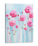 Floretes Rosados ​​I - Regina Moore | Cuadro decorativo de Canvas Lab