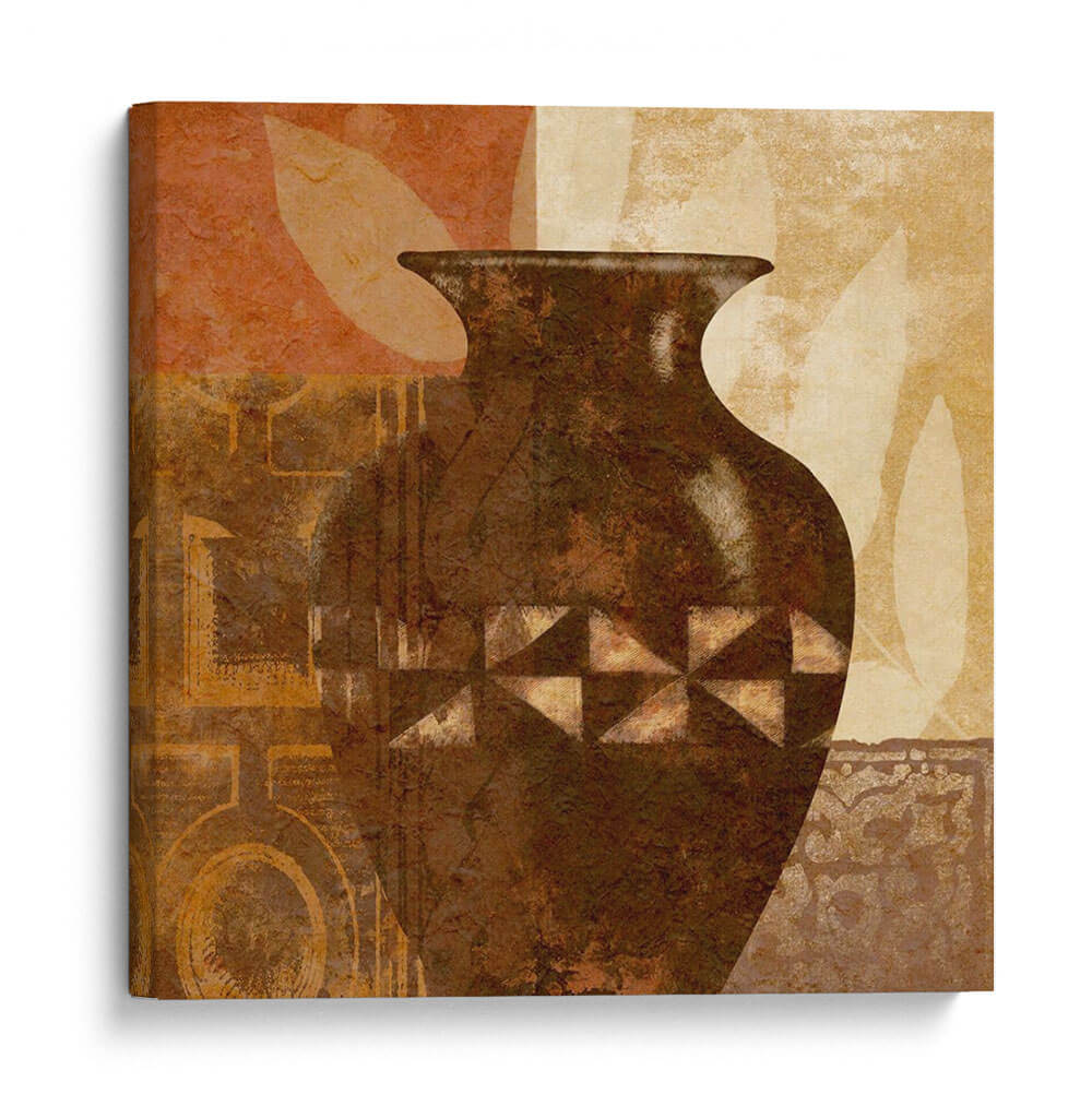 Jarrón Étnico Iv - Alonzo Saunders | Cuadro decorativo de Canvas Lab