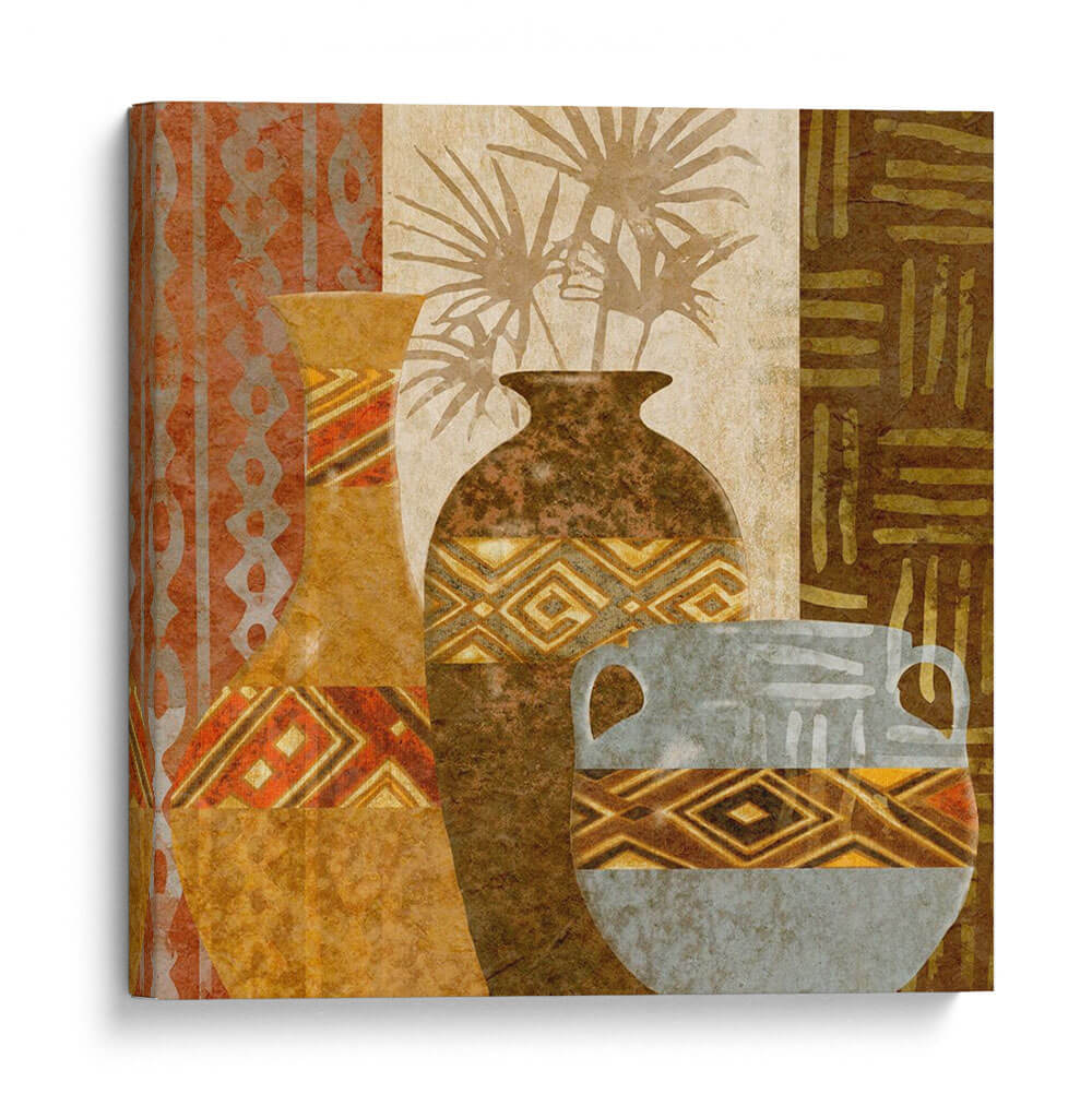 Jarrón Étnico V - Alonzo Saunders | Cuadro decorativo de Canvas Lab