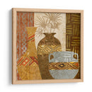 Jarrón Étnico V - Alonzo Saunders | Cuadro decorativo de Canvas Lab