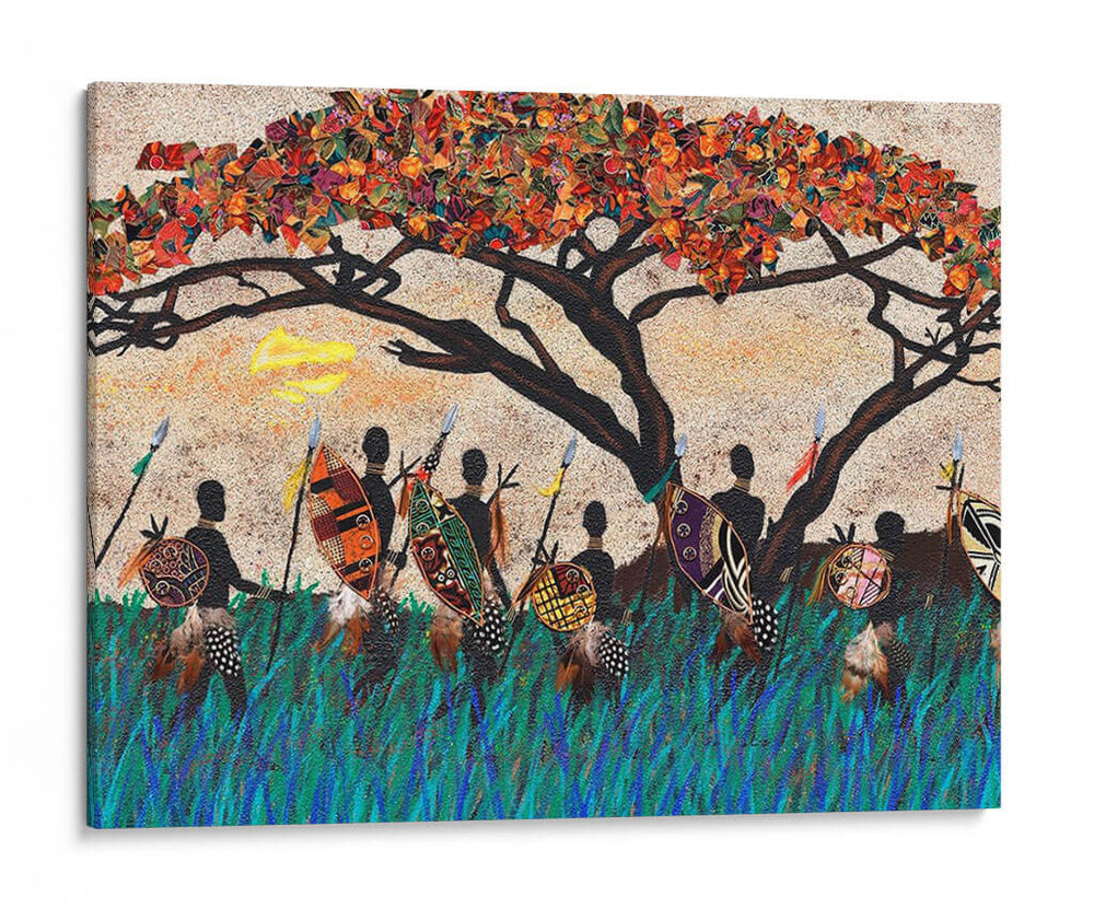 Planos De África Iii - Alonzo Saunders | Cuadro decorativo de Canvas Lab