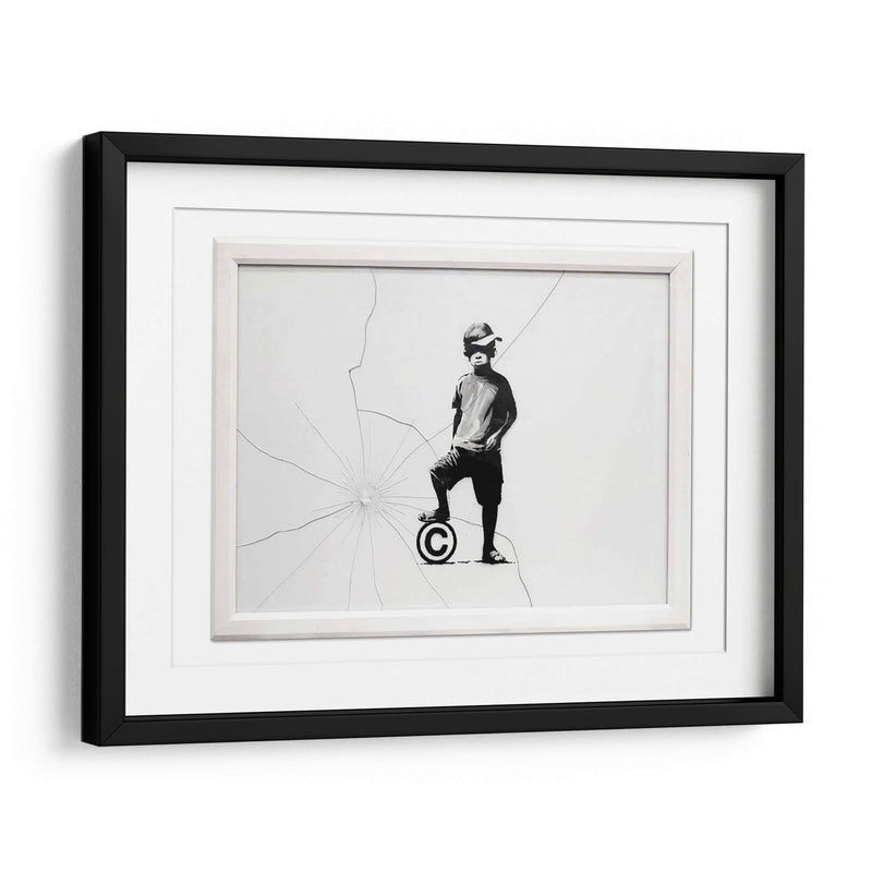 Copyright boy - Banksy | Cuadro decorativo de Canvas Lab