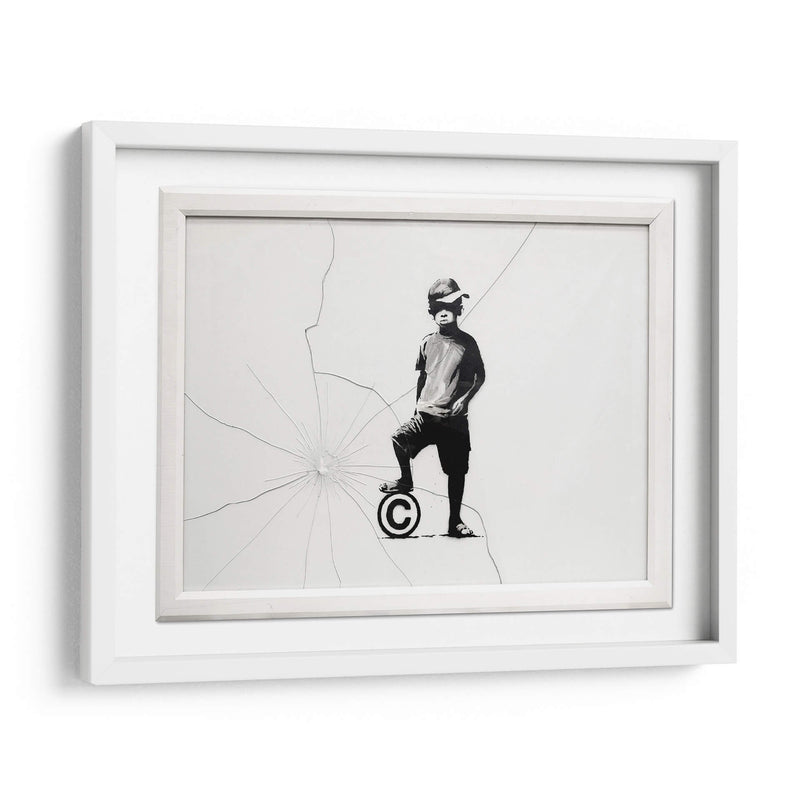 Copyright boy - Banksy | Cuadro decorativo de Canvas Lab