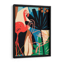 Funky Flamingo I - June Erica Vess | Cuadro decorativo de Canvas Lab