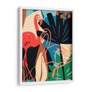 Funky Flamingo I - June Erica Vess | Cuadro decorativo de Canvas Lab