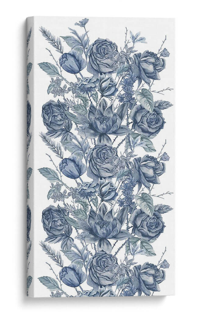 Ice Blue Botanical Ii - Melissa Wang | Cuadro decorativo de Canvas Lab