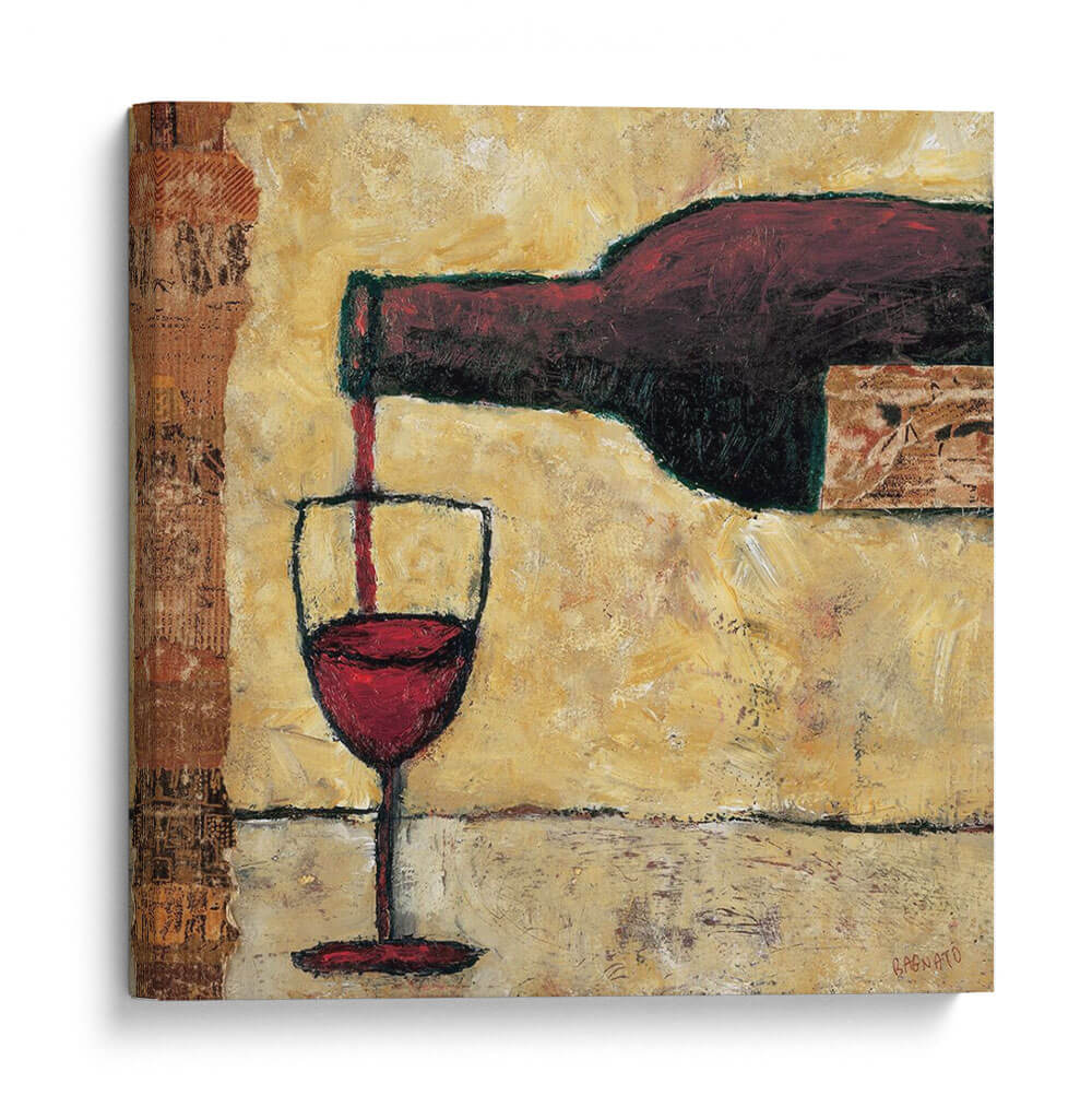 Vino Tinto Verter - Judi Bagnato | Cuadro decorativo de Canvas Lab