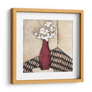 Jarrón Rojo Retro - Judi Bagnato | Cuadro decorativo de Canvas Lab