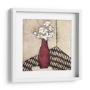 Jarrón Rojo Retro - Judi Bagnato | Cuadro decorativo de Canvas Lab