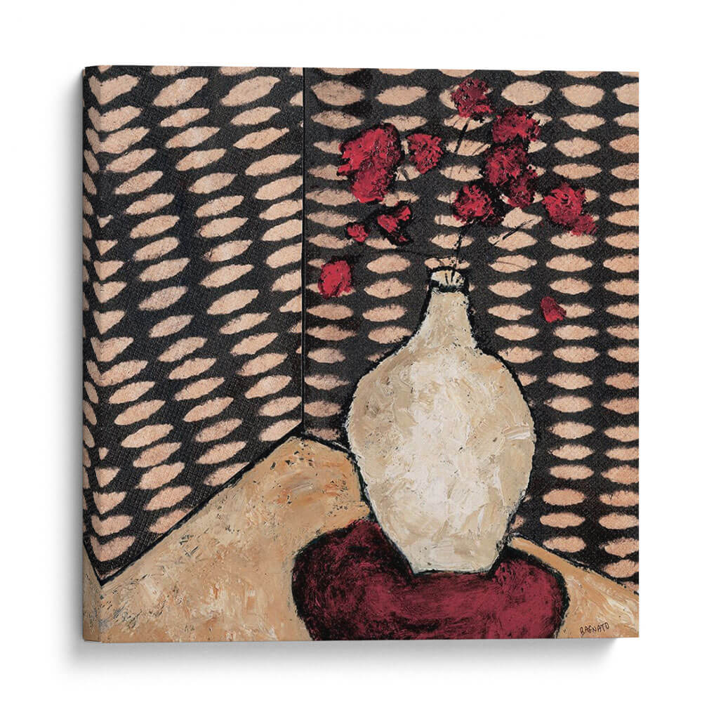 Jarrón Blanco Retro - Judi Bagnato | Cuadro decorativo de Canvas Lab