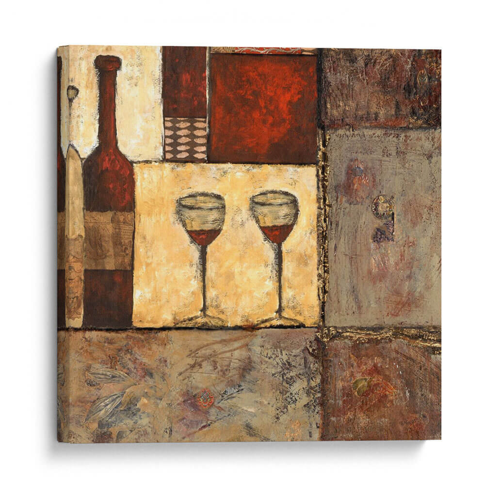 Vino Por Dos Ii - Elizabeth Franklin | Cuadro decorativo de Canvas Lab