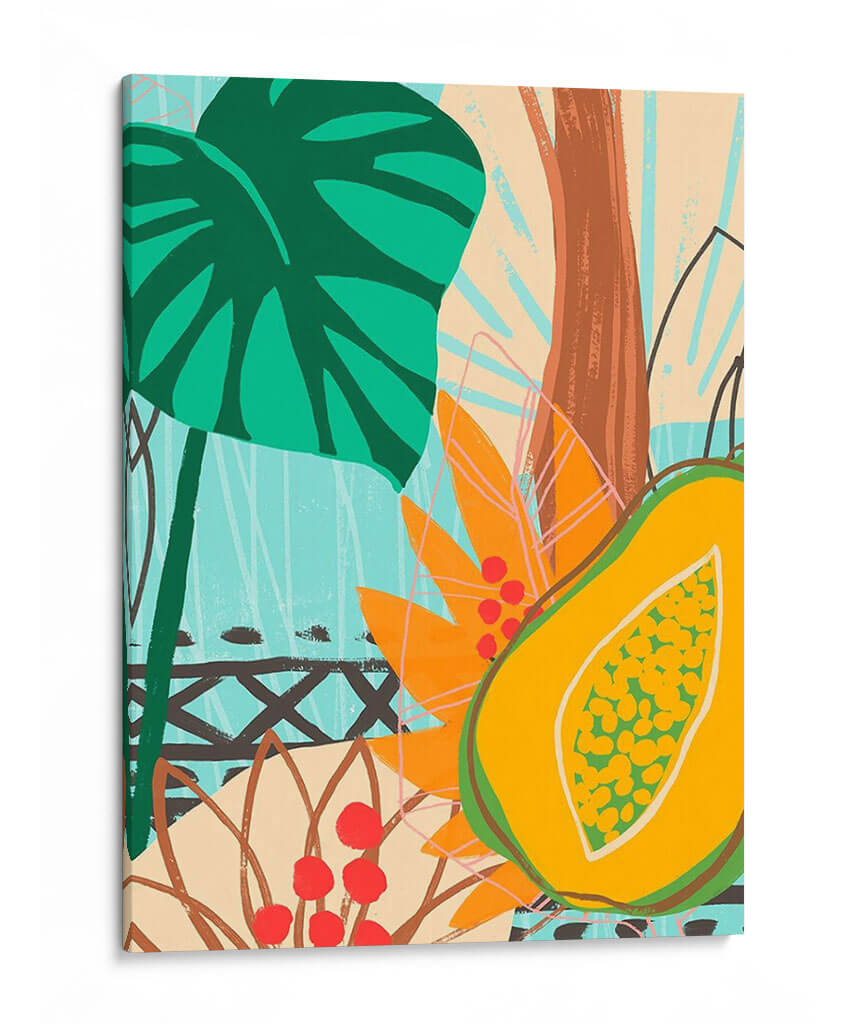 Jungla Gráfica I - June Erica Vess | Cuadro decorativo de Canvas Lab