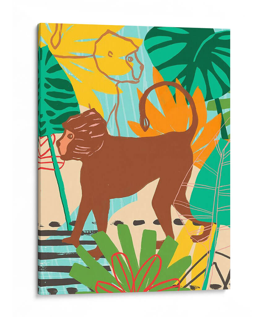 Graphic Jungle Iii - June Erica Vess | Cuadro decorativo de Canvas Lab