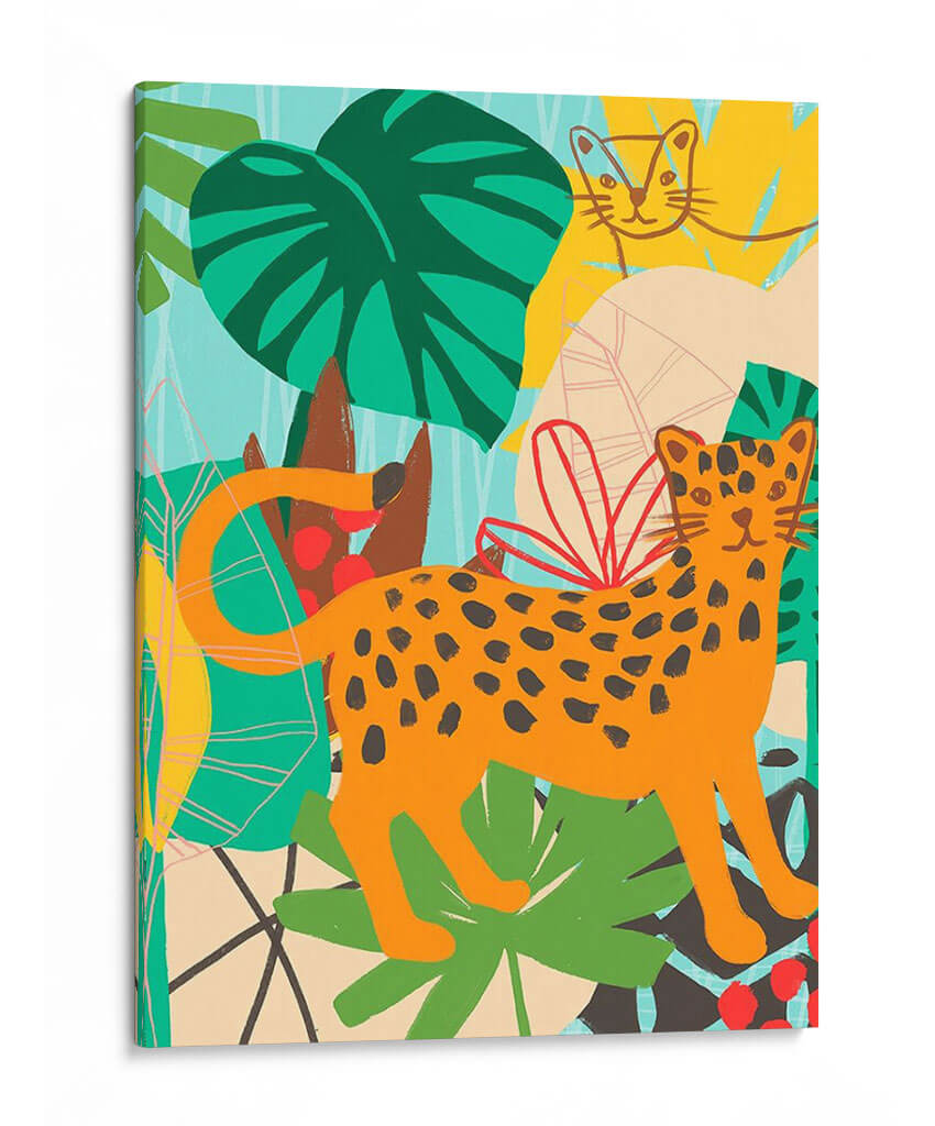 Graphic Jungle Iv - June Erica Vess | Cuadro decorativo de Canvas Lab