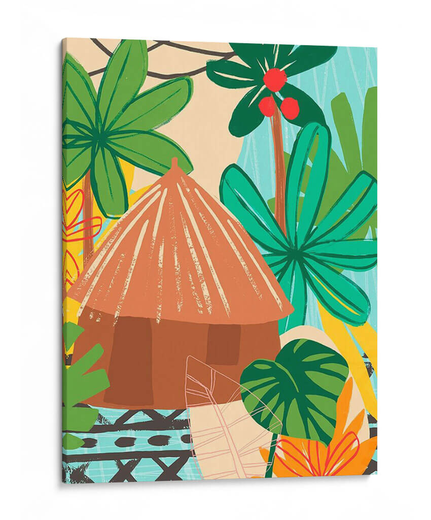 Graphic Jungle V - June Erica Vess | Cuadro decorativo de Canvas Lab