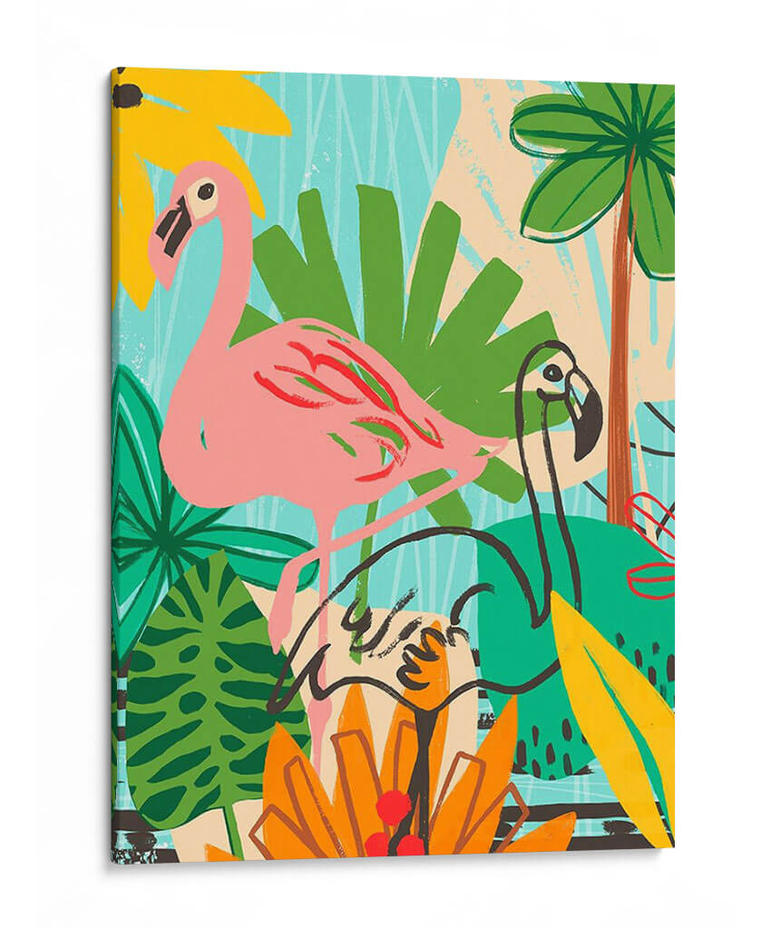 Graphic Jungle Vi - June Erica Vess | Cuadro decorativo de Canvas Lab