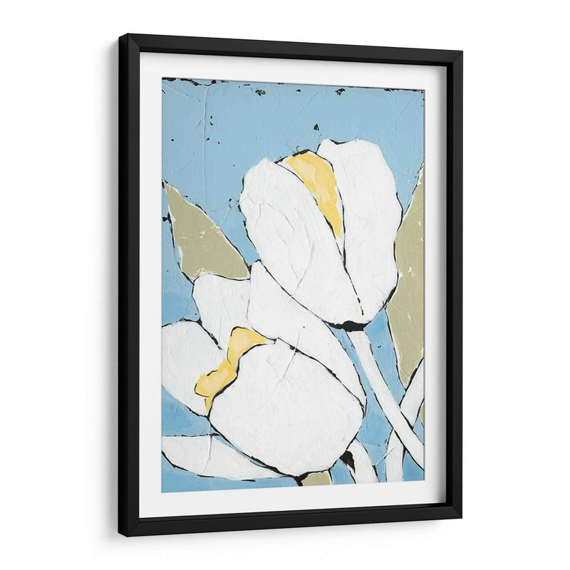 Tulipán Blanco Triptych I - Jade Reynolds | Cuadro decorativo de Canvas Lab