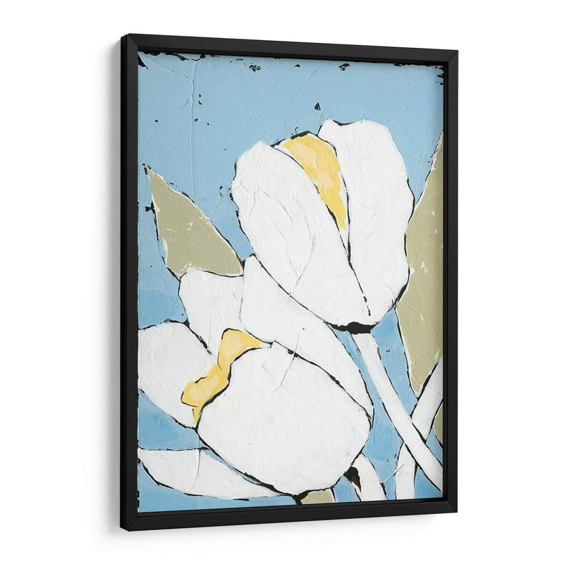 Tulipán Blanco Triptych I - Jade Reynolds | Cuadro decorativo de Canvas Lab