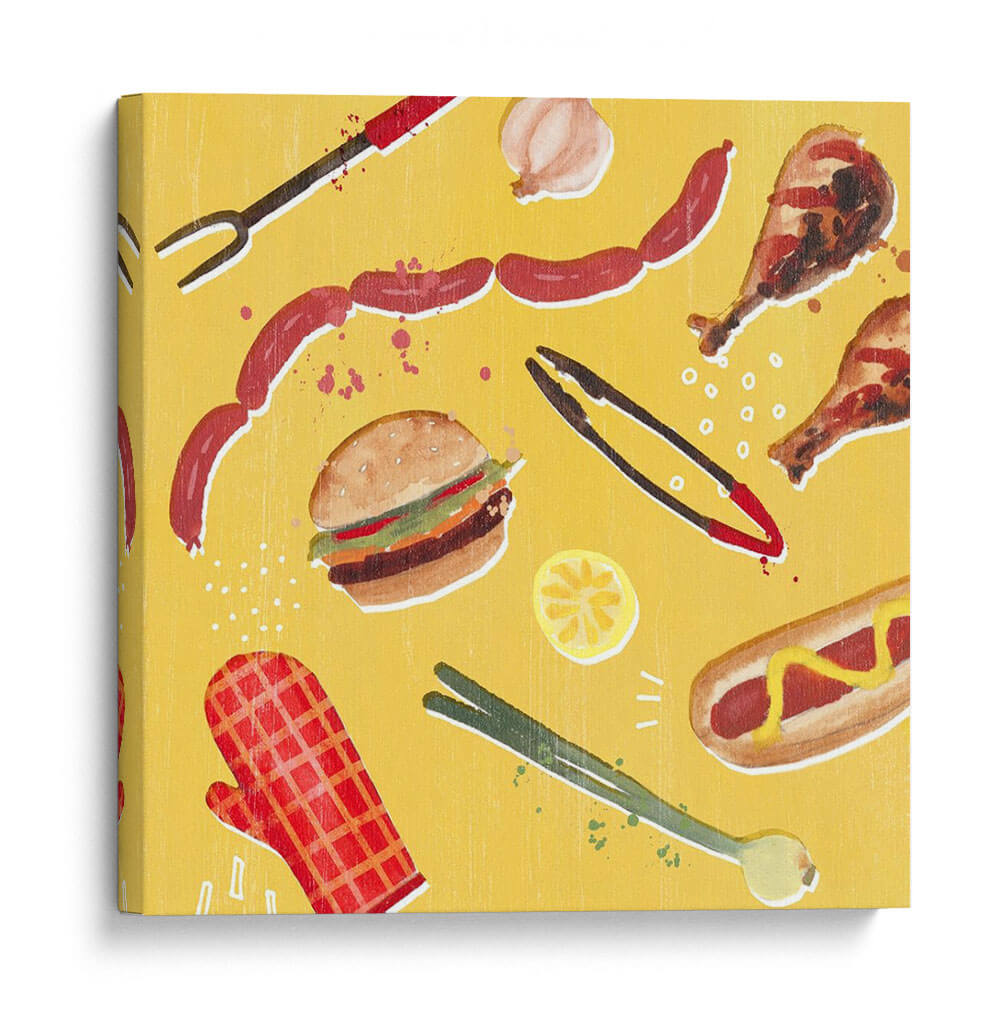 Tirarlo En La Parrilla Iii - Victoria Borges | Cuadro decorativo de Canvas Lab