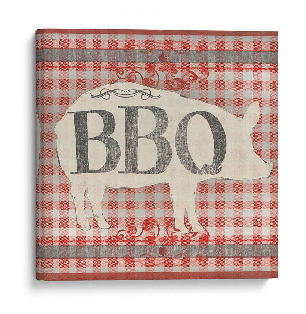 Gingham Barbacoo I - June Erica Vess | Cuadro decorativo de Canvas Lab
