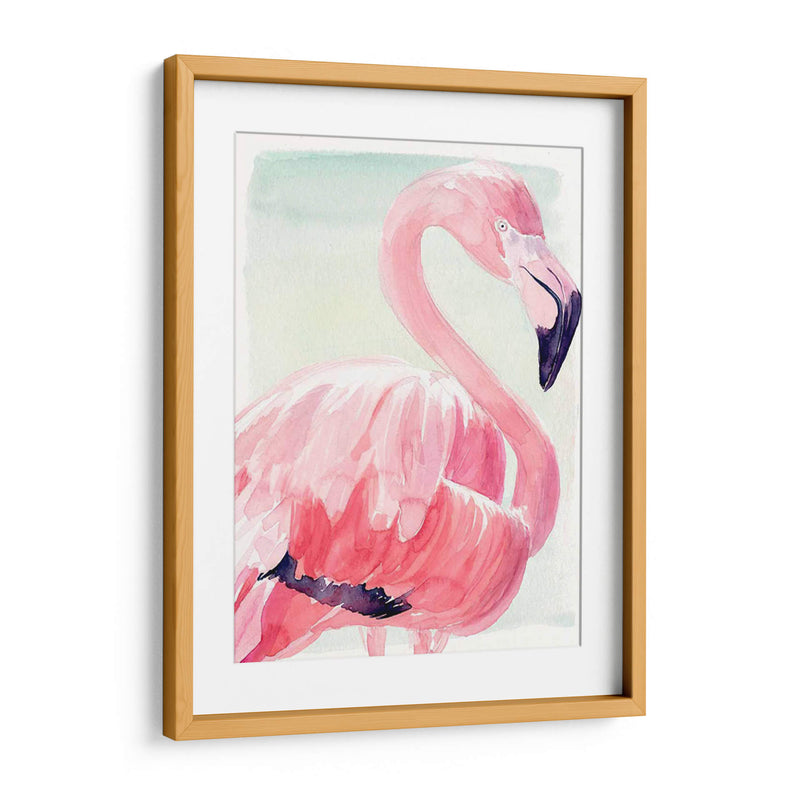 Pastel Flamingo Ii - Jennifer Paxton Parker | Cuadro decorativo de Canvas Lab