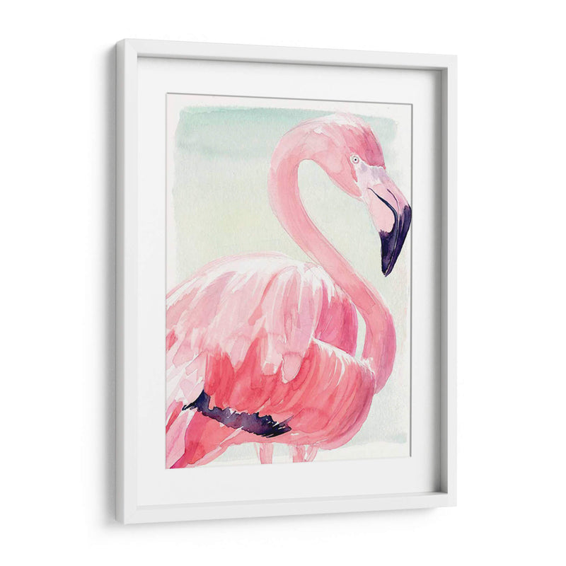 Pastel Flamingo Ii - Jennifer Paxton Parker | Cuadro decorativo de Canvas Lab