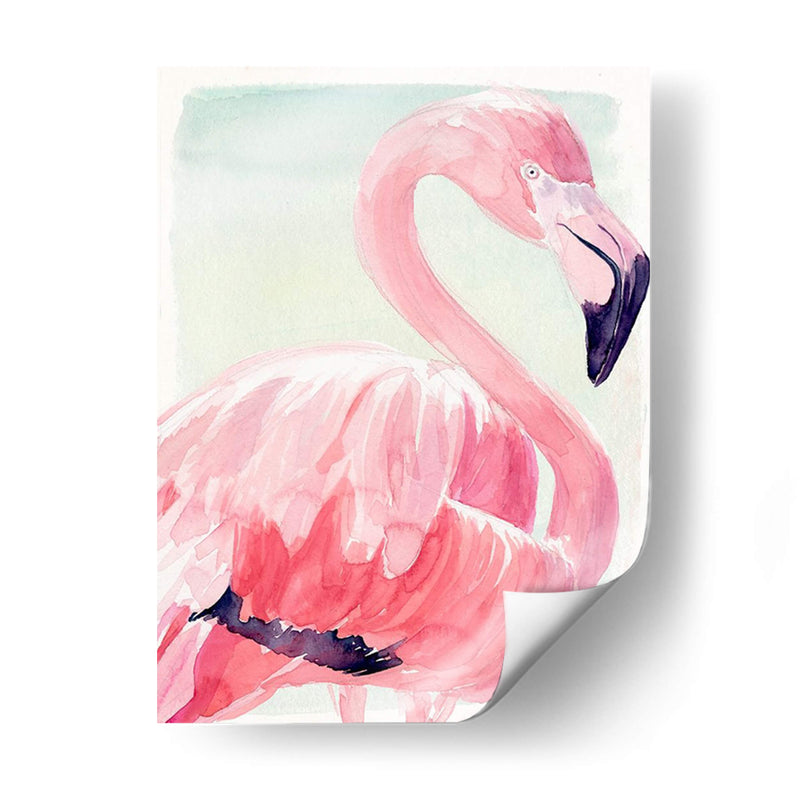 Pastel Flamingo Ii - Jennifer Paxton Parker | Cuadro decorativo de Canvas Lab