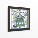 Pagoda Visita I - Melissa Wang | Cuadro decorativo de Canvas Lab