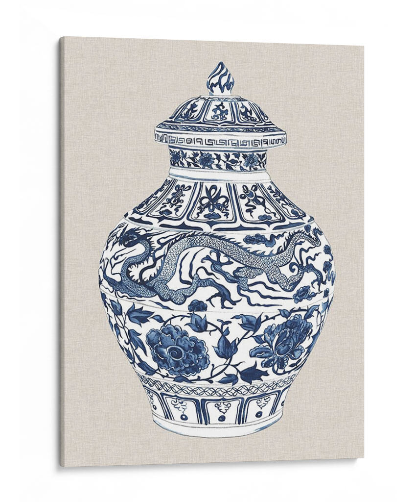 Antiguo Jarrón Chino Iii - Melissa Wang | Cuadro decorativo de Canvas Lab