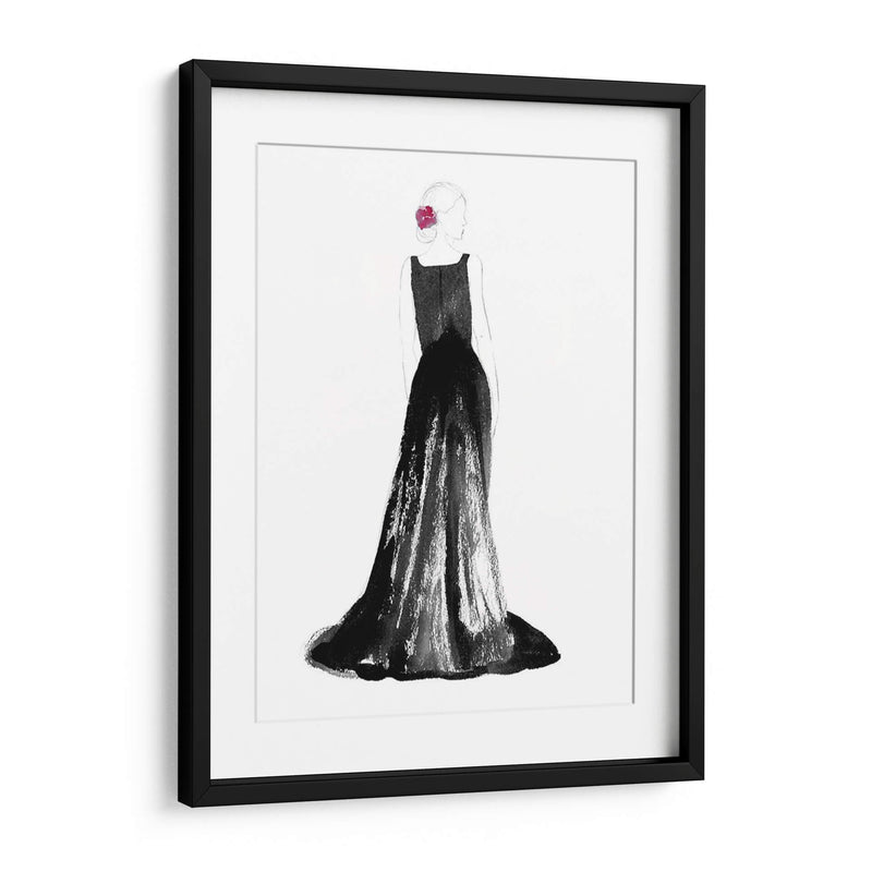 Vestido Negro I - Alicia Ludwig | Cuadro decorativo de Canvas Lab