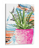 Cebra Suculenta Yo - Jennifer Paxton Parker | Cuadro decorativo de Canvas Lab