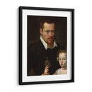 Un hombre con su hija - Sofonisba Anguissola | Cuadro decorativo de Canvas Lab