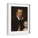 Un hombre con su hija - Sofonisba Anguissola | Cuadro decorativo de Canvas Lab